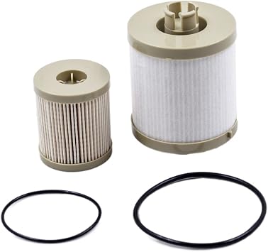 FD4616 FL2016 Fuel & Oil Filter Replacement for Ford 6.0L Super Duty | OE 3C3Z-9N184-C 3C3Z-6731-AA, for F250-F550 Excursion, 98% Particle & Dust Barrier, Uniform Flow for Maximum Power
