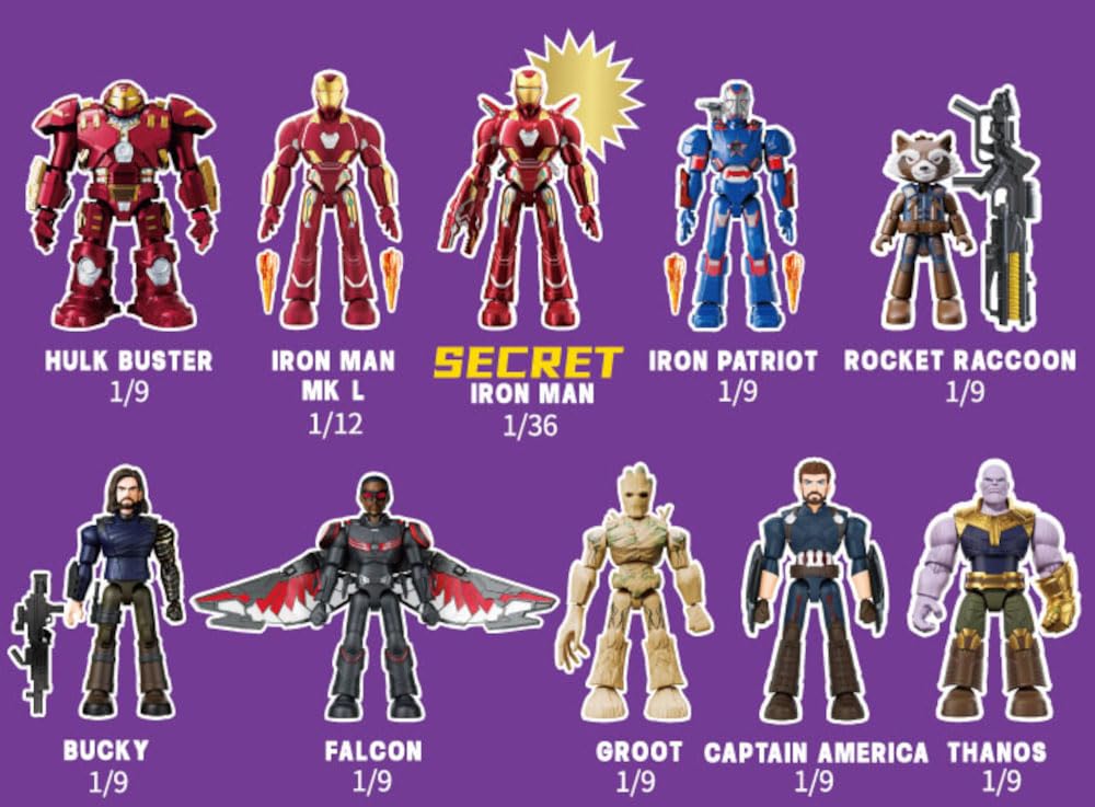Amazon.co.jp: BLOKEES 童友社 MARVEL INFINITY SAGA Series03 9個入