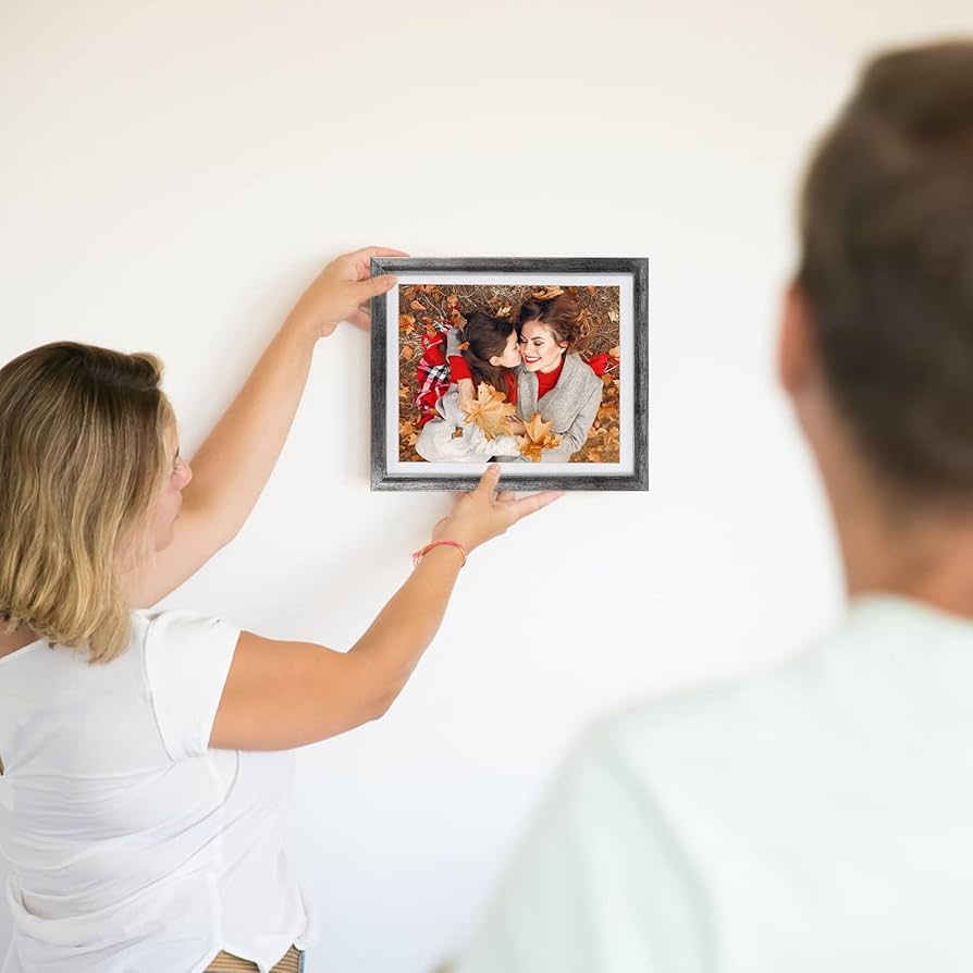 Amazon.com - Giftgarden 8x10 Picture Frame Distressed Silver