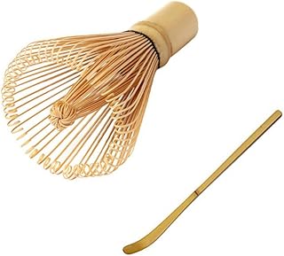 Perfectgoing お得な茶筅と茶杓の２点セット (抹茶泡立て器、 茶杓)