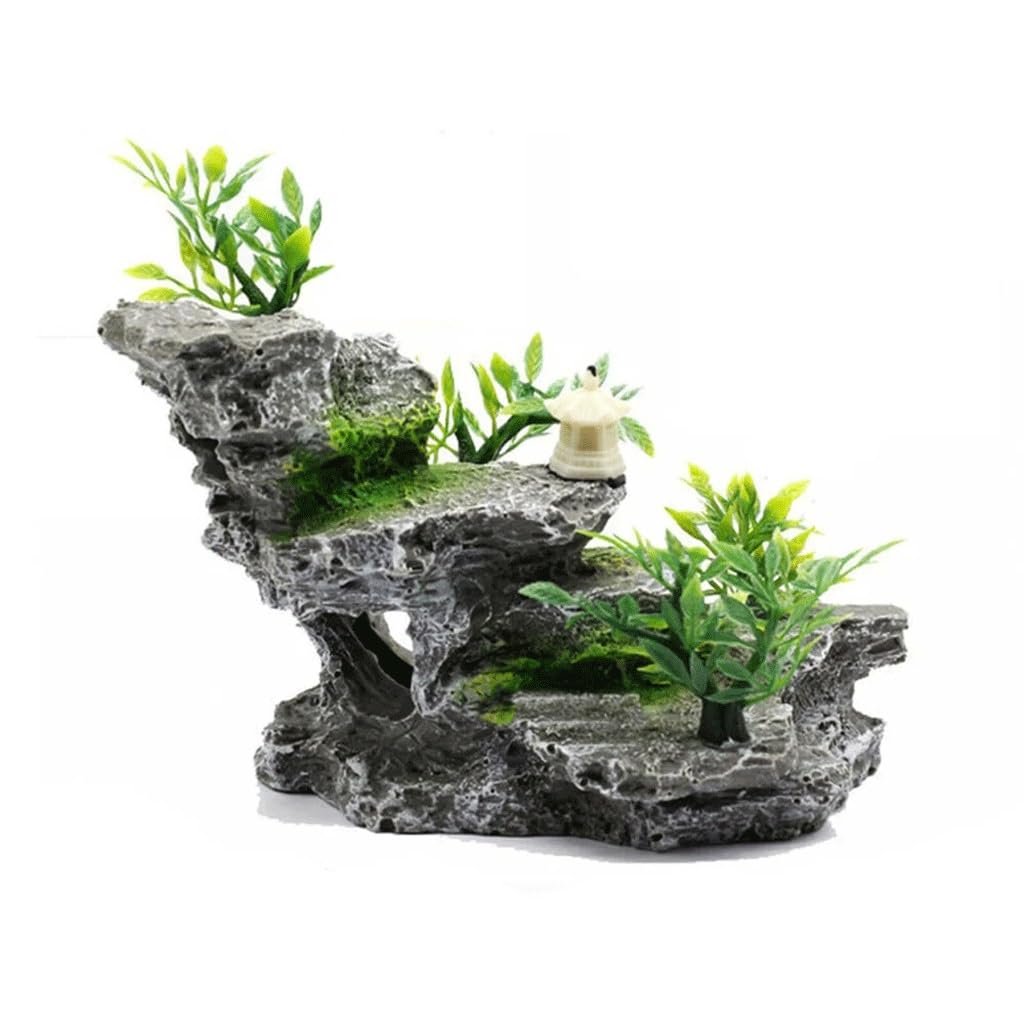 Artificial Rocks Fish Tank Landscape Pet Decor Aquarium Simulation Aquatic Background Ornaments Figurines