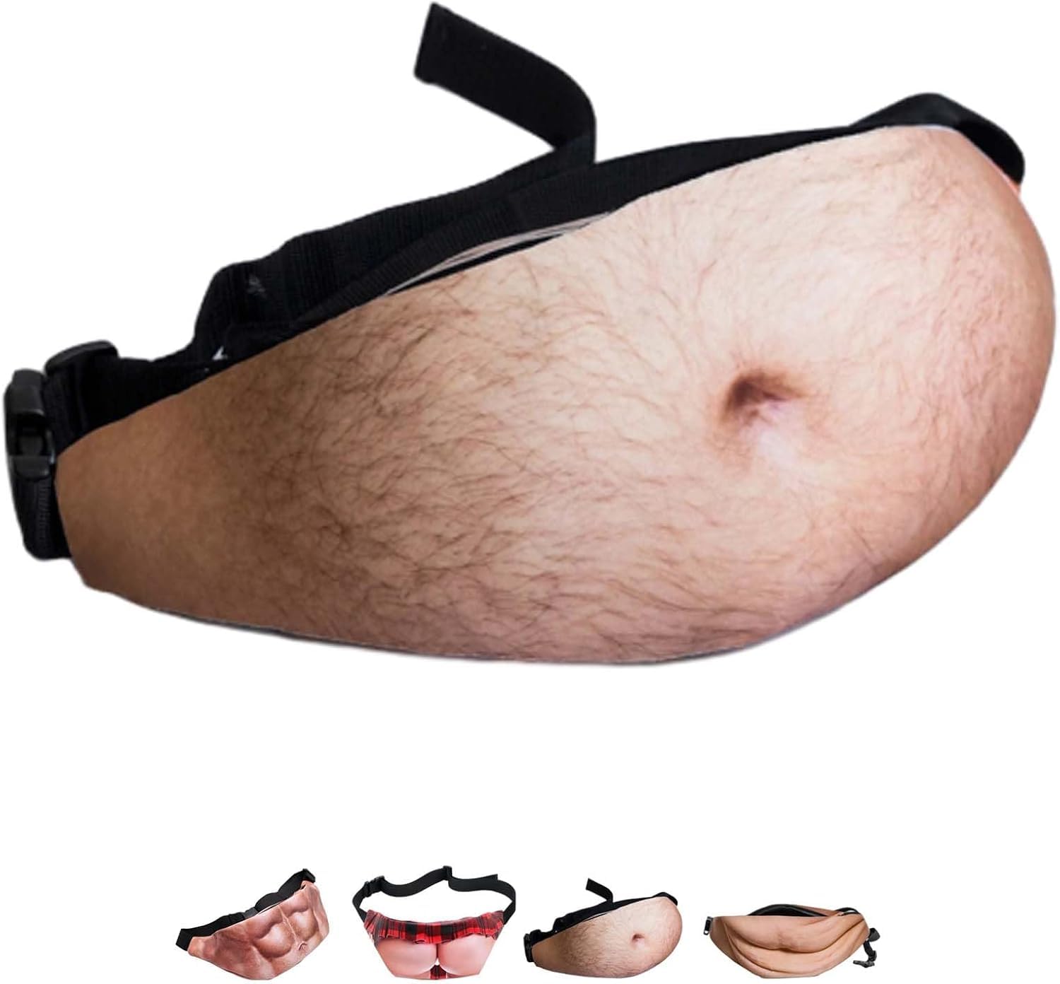 Beer Gut Fanny Pack, Funny Belly Bag Dad Bag，A-2