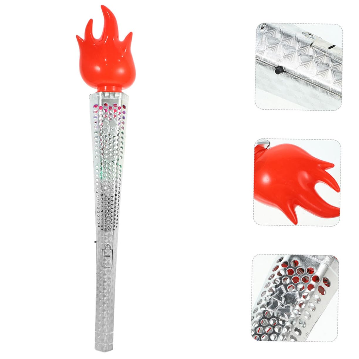 ULDIGI Portable 3D Toy Fake Fire Flame Party Games for Cosplay Long for Performance
