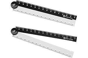 Extendable Flexible Ruler with Angle Measurement for Precision Measuring and Drawing