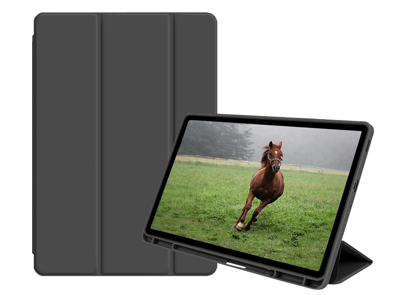 Shoppers Point Silicone Smart Pen Holder Cover Tri-Fold Smart Case Cover for Samsung Galaxy Tab S6 LITE 10.4 Inch 2020 [SM-P610 / SM-P615] S-Pen (Pencil) Holder PU Leather Flip Case - Black (B0B5R2939X) Amazon Price History, Amazon Price Tracker