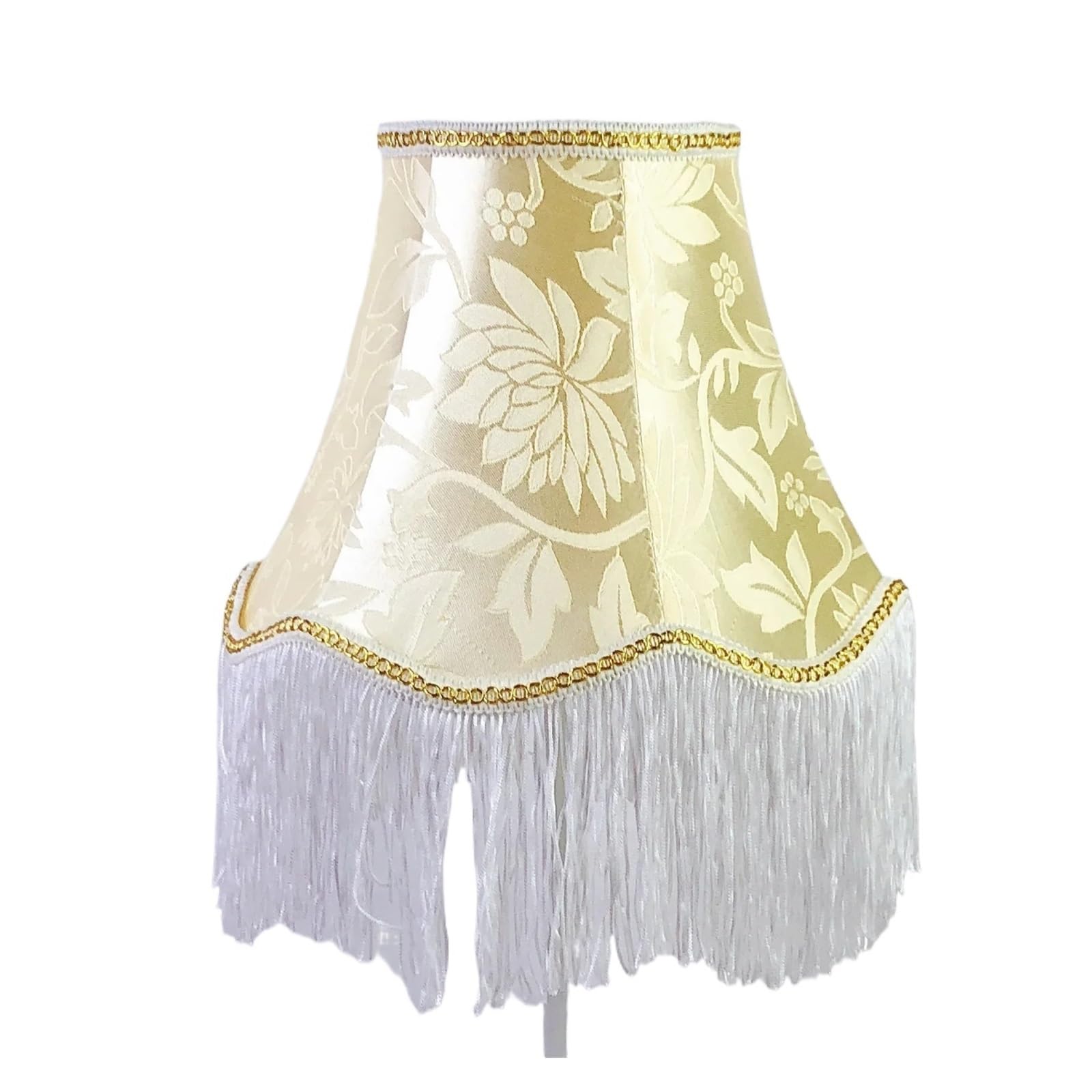 Fabric Lampshade with Fringe Tassel Flower Tassel Lampshade Creative Bedside Lampcovers for Table Lamp Lighting Accessories(Color-01)