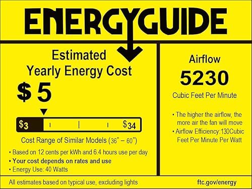 Miniatura 7 de Sofucor - Ventilador de techo con luces, de 52 pulgadas, ventilador de techo moderno de madera con control remoto para interiores, casa de campo,