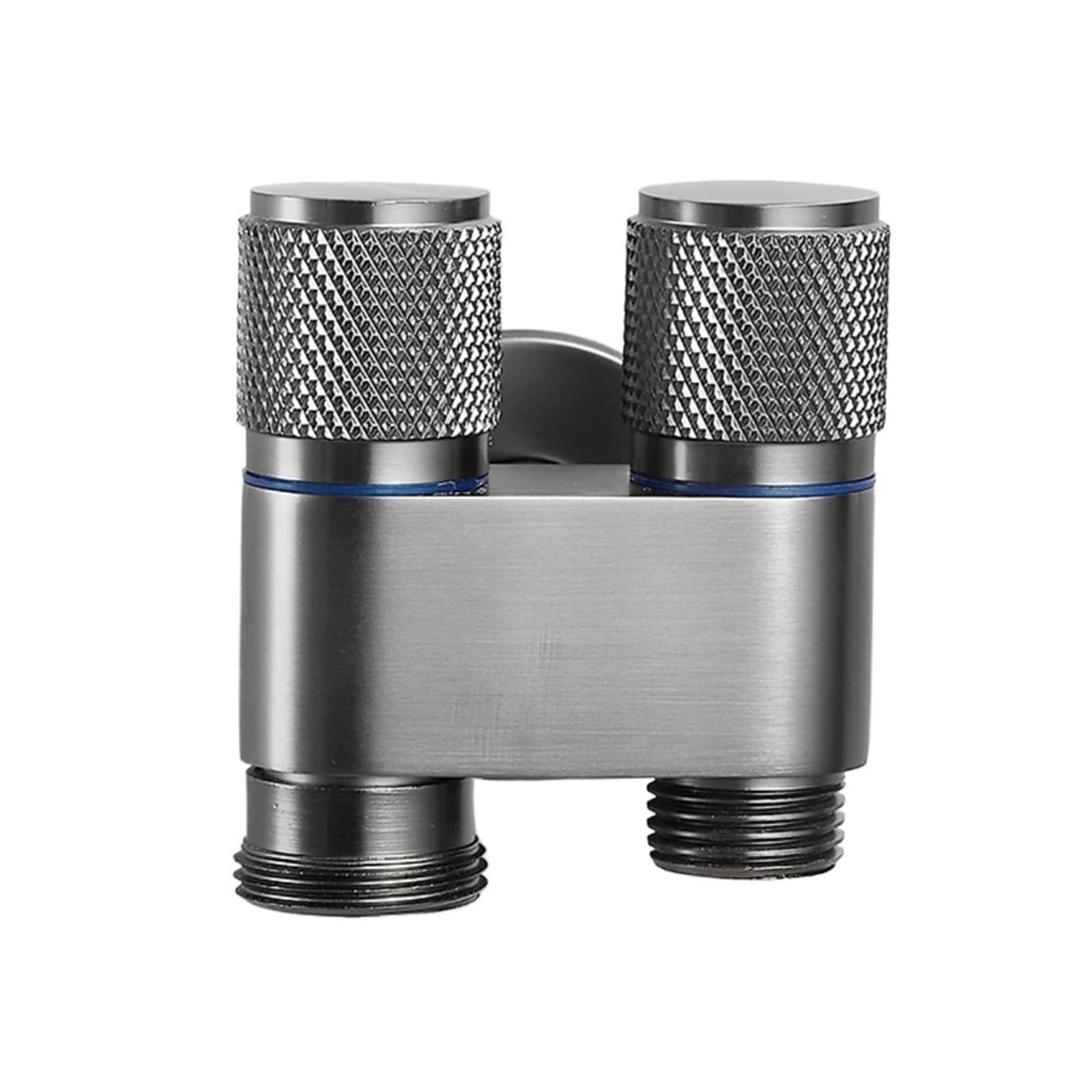 ZYCHSJXA Multi-Function Faucet Brass in Two Out Triangle Valve Angle Switch G1/2" Male Thread Stop(5)