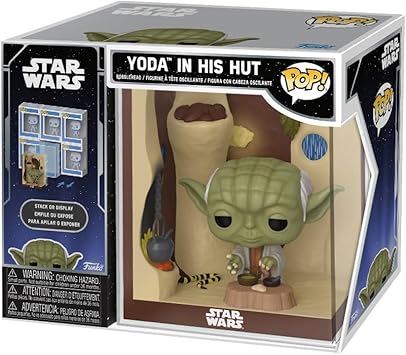 Funko POP! Nooks: Star Wars - Yoda in his hut - Stack or display - Collectable Vinyl Figure - Gift Idea - Official Merchandise - Toys For Kids & Adults - Model Figure for Collectors and Display
