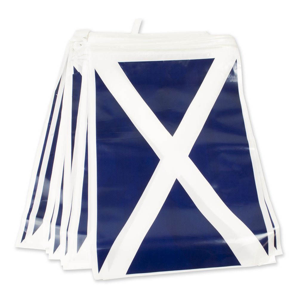 Bristol Novelty PG022D Scotland Bunting, Blue/White, One Size