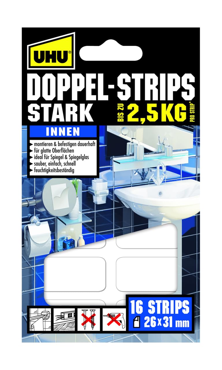 UHU Doppelstrips stark Montage-Strips