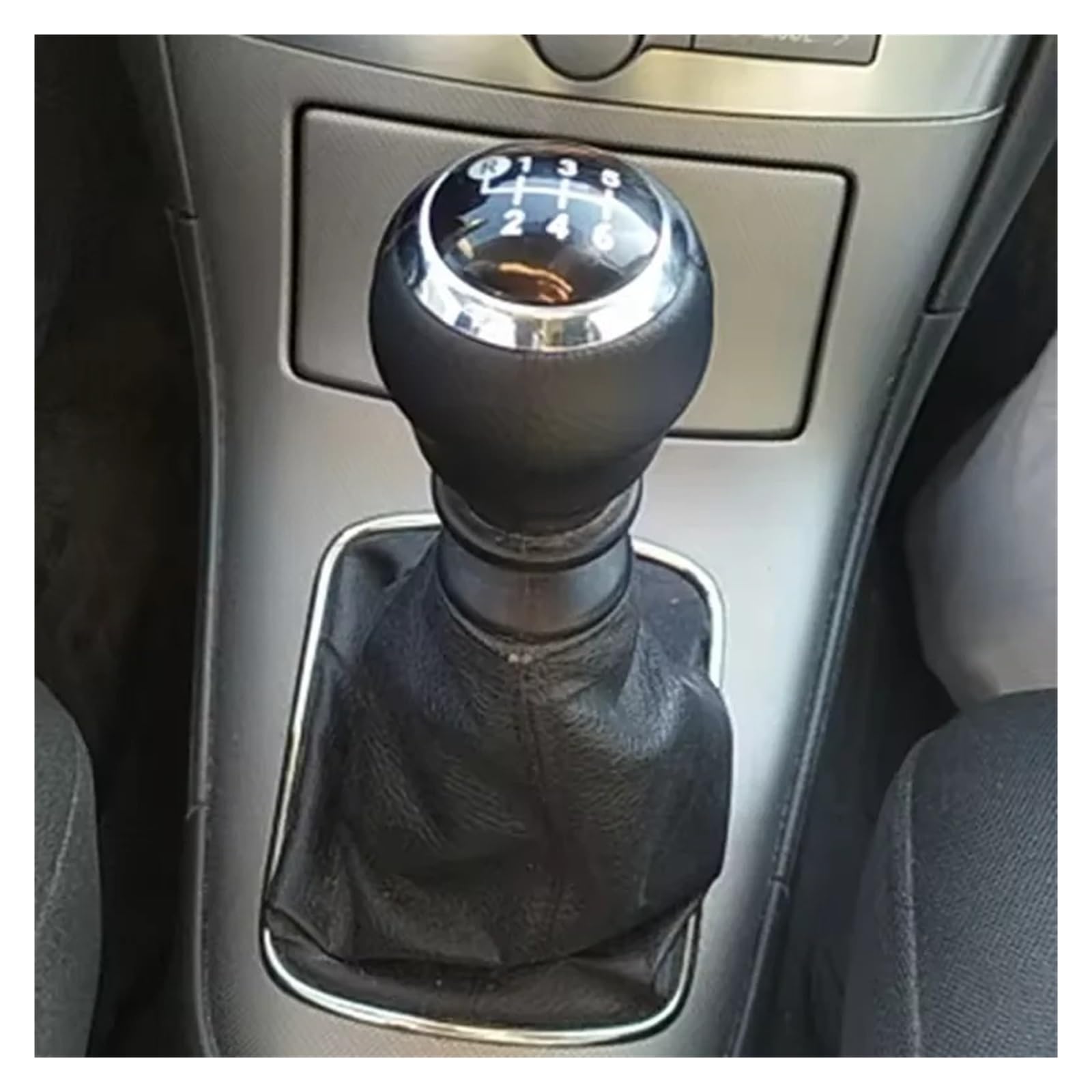 POMELLO 6 MARCE leva cambio manuale auto SPORT manopola M10 alluminio