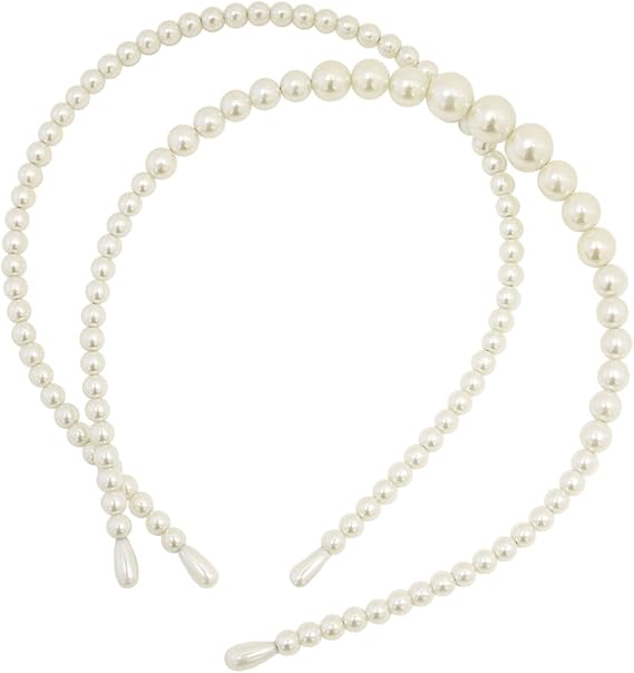 Amazon Co Jp ヴァンテーヌ Vingtaine パール カチューシャ 2本セット パーティー ヘッドアクセ ヘアアクセ ヘアアクセサリー 大人っぽい シンプル かわいい Hk 73 ジュエリー