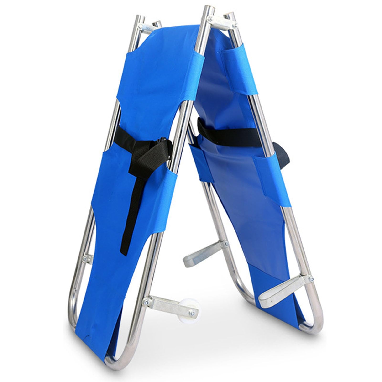 SGKOMN Portable Emergency Rescue Stretcher, Medical Stretcher, Emergency Litter Stretcher Two Safety Belts-Emergency Rescue Stretcher Ambulance Stretcher, Lightweight, Blue