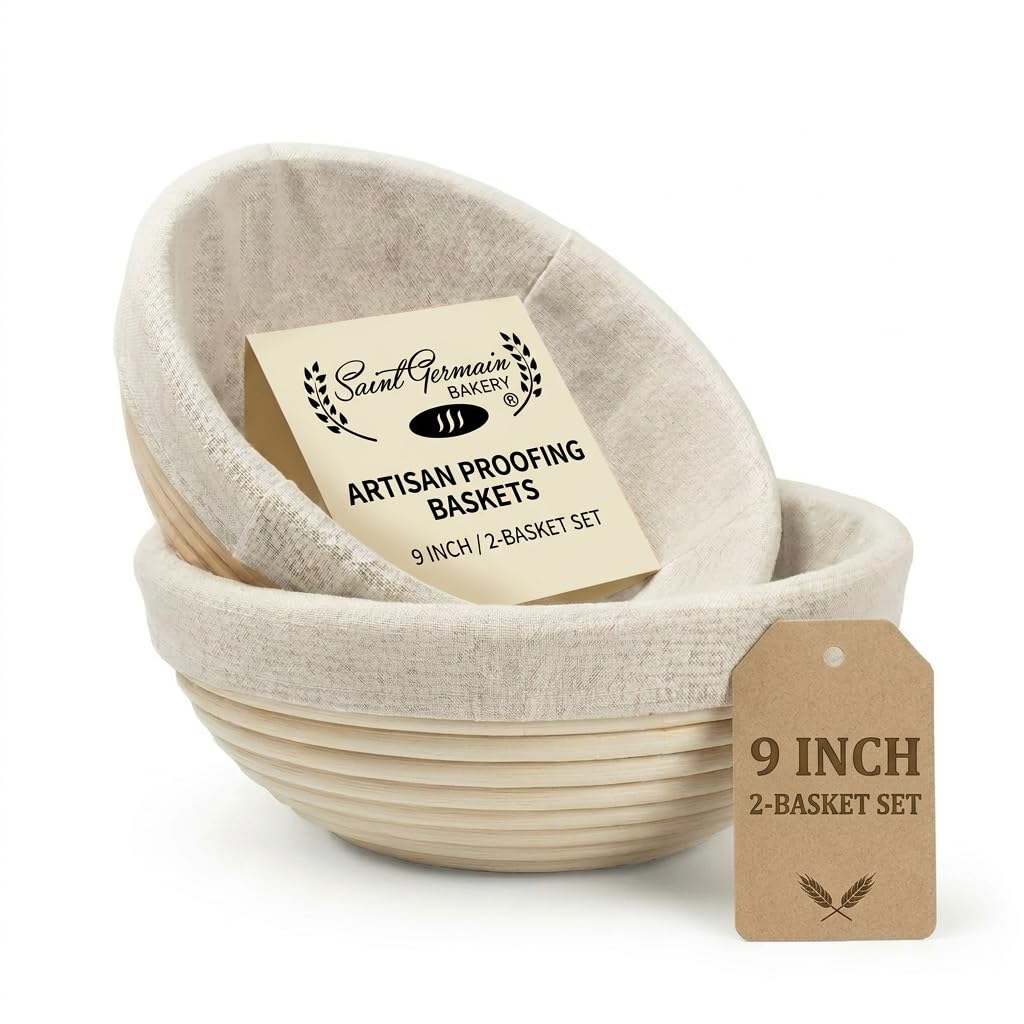 Saint Germain Bakery Premium Round Banneton Set of 2