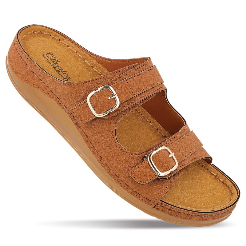 Image of WALKAROO Women's Slip On Comfort Sandals - WLP74008