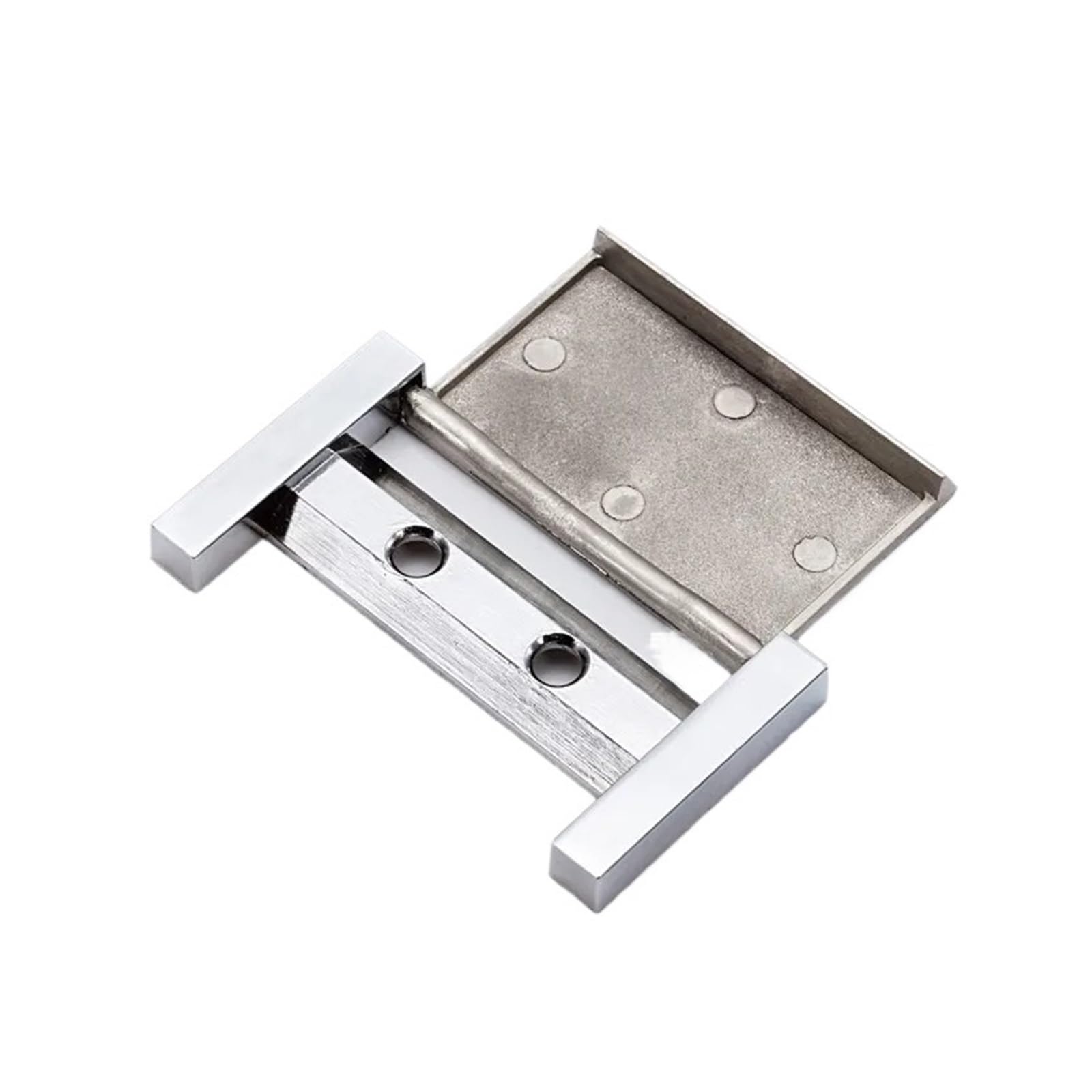 Maryear Handle 4Pcs Simple Invisible Cabinet Door Handle Folding Pulls Furniture Modern Zinc Alloy Cabinets Closets Hardware(L)