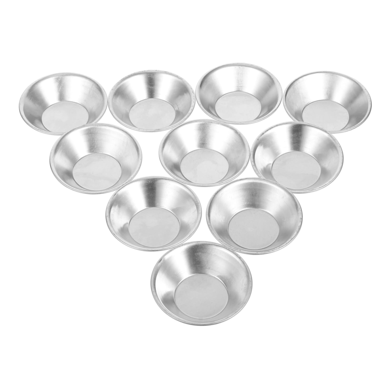 Veemoon 10pcs Mini Tart Molds for Baking Tart and Pudding Cups Non-stick Design for Easy Release Versatile Dessert Molds for Flans Cakes and More