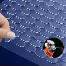 Double Sided Washable Dots Double Side Tape Nano Sticker Perfect for Home Kitchen and Furniture [ 320 pcs ] Pack of (4)