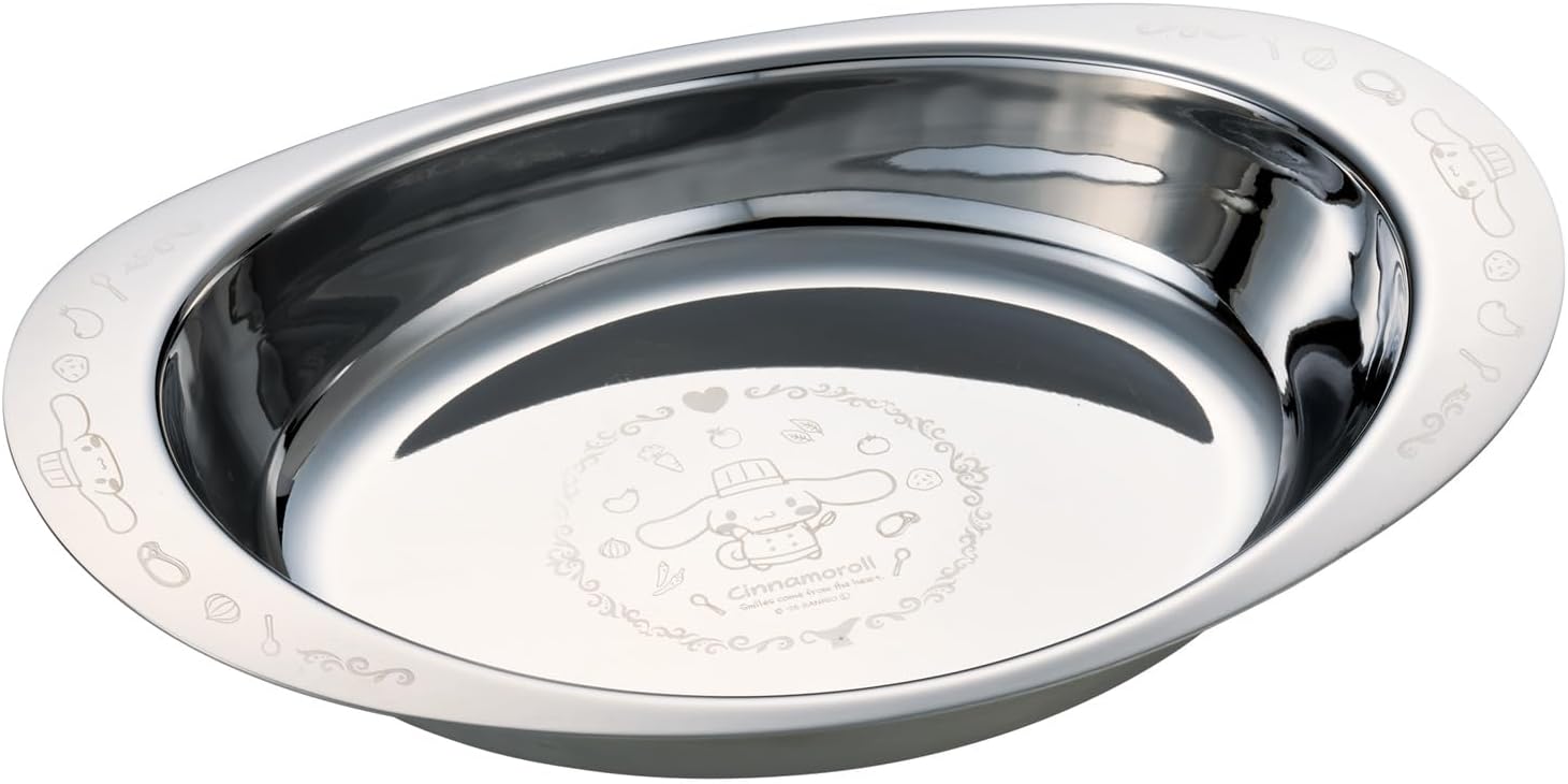 Skater DSCY1-A Curry Plate, Dish, Stainless Steel Container, For Curry Dedicated Use, Dishwasher Safe