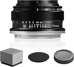 TTArtisan Lente de câmera de foco manual de 50 mm F2 Full Frame para Nikon Z Mount Like Z5 Z6 Z7 Z6II Z7II Z9 Z50 ZFC Z30