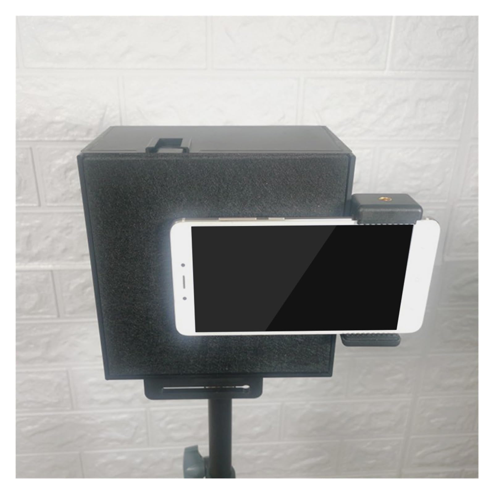 Telepromptor,Teleprompter, Mini aparat telefoniczny Teleprompter do wywiadu czytnik mowy strzelanie przenośny telefon komórkowy Prompter z pilotem, Nauczanie online, transmisja na żywo(2)