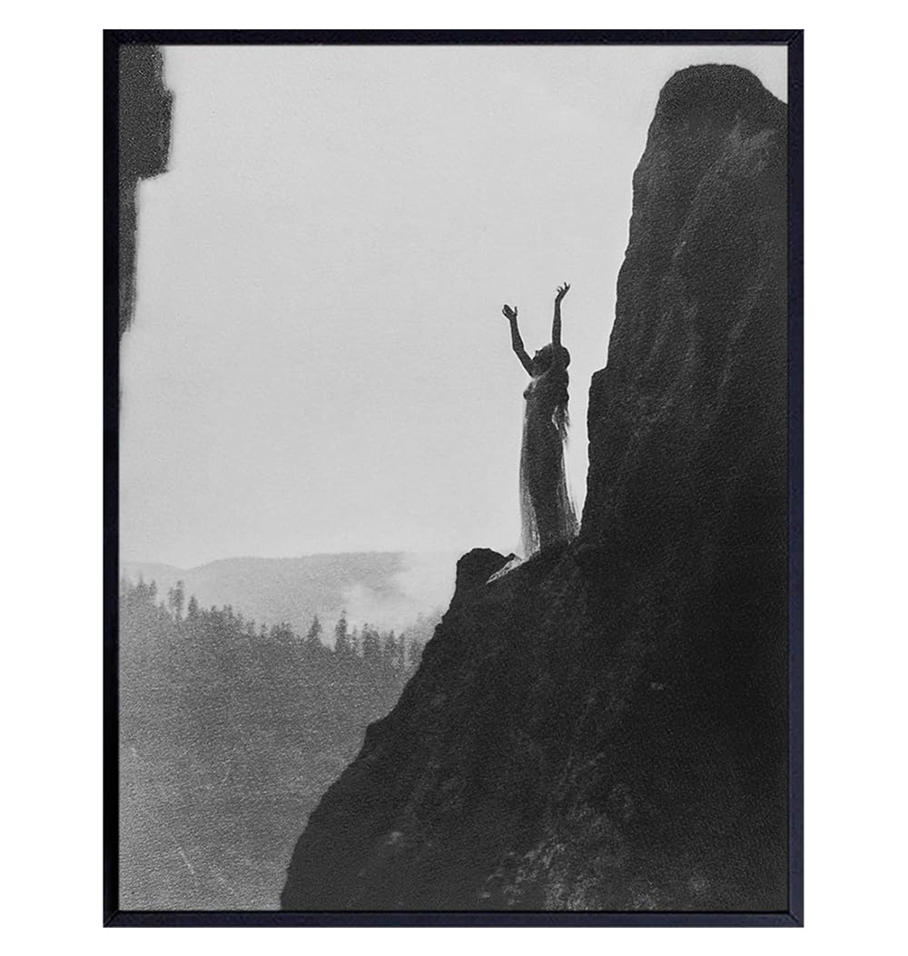 Vintage Witch Decor LARGE 11x14 - Wiccan Decor - Pagan Wall Art - Black magic Supplies - Halloween Decoration - Goth Room Decor - Witchy Gifts for