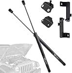 Hood Lift Supports for Jeep Wrangler JL 2018-2024 & Gladiator 2020-2023, Front Hood Struts Kit Fit for Wrangler JL 2018 2019 2020 2021 2022 2023 2024, Replacement # 21-20003-02, 68398991AA