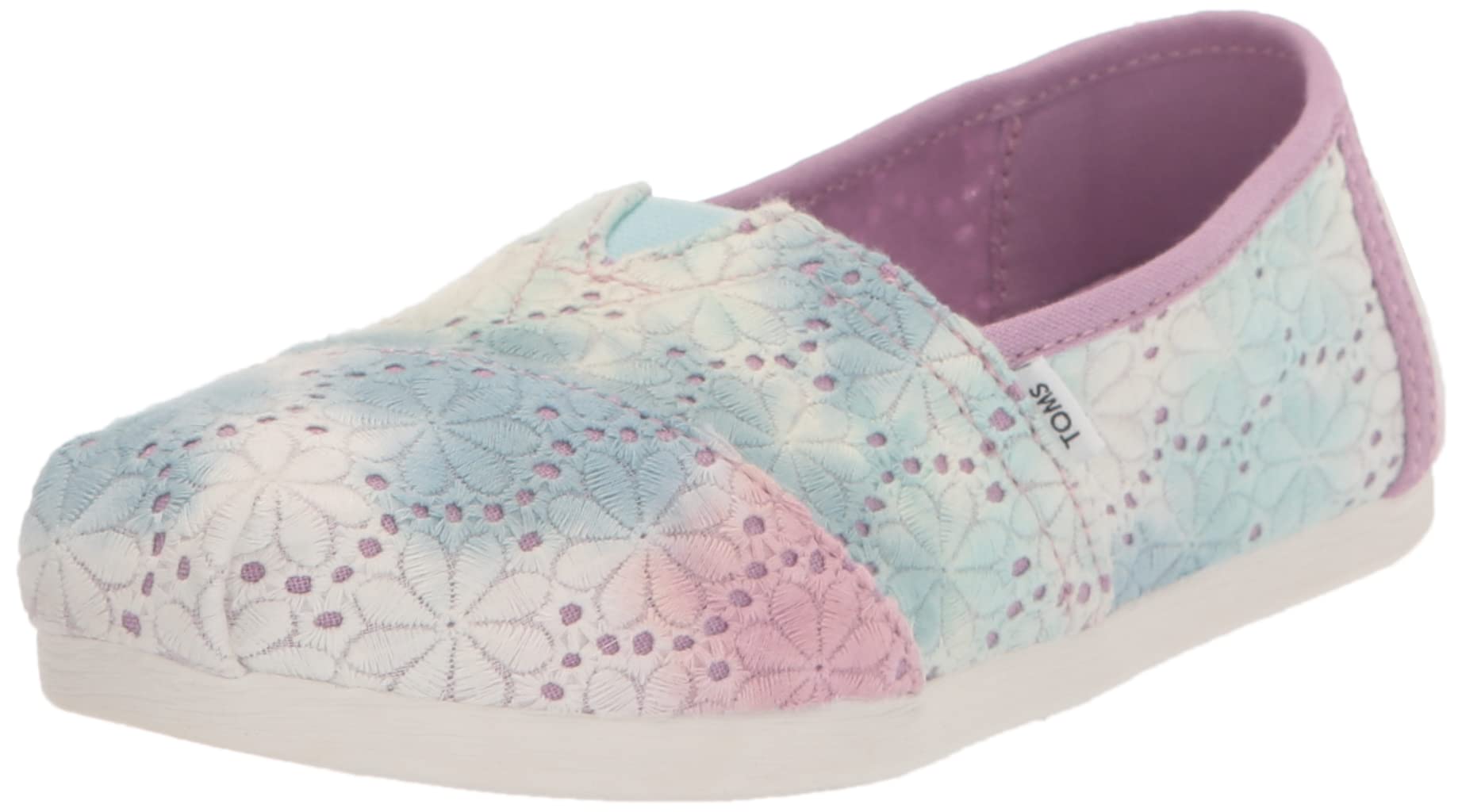 TOMS Women's Alpargata CloudBound Espadrille Loafer Flat, Lilac Mauve Tie Dye, 3.5 UK