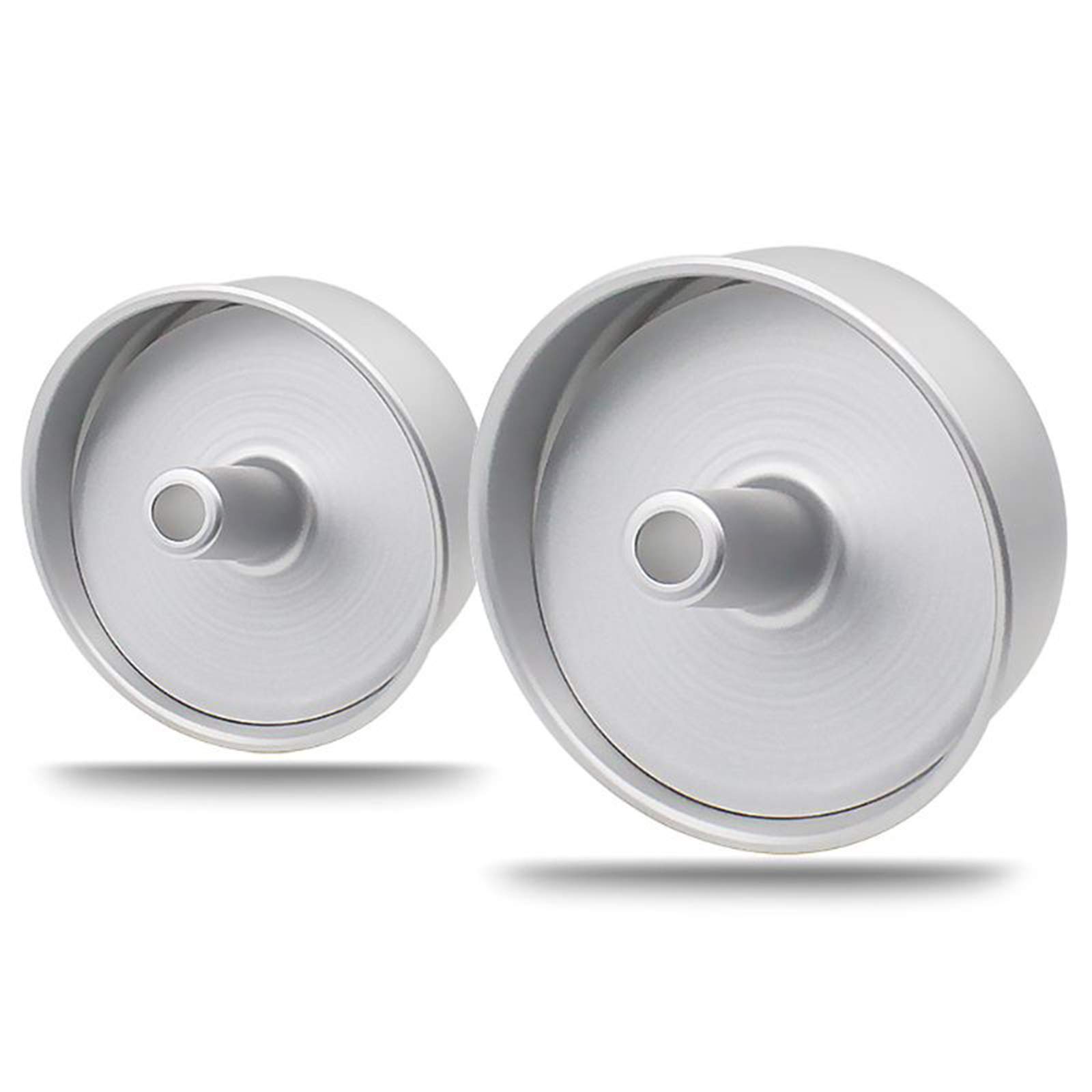 angwang 4/5/7/9/10Inch 3 in 1 Aluminum Alloy Round Hollow Non-Stick Chiffon Cake Mold Angel Food Cake Pan Baking Mould with Removable Bottom 4 Inch