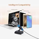 Mini Microphone, Mini Karaoke Microphone with 3.5 mm Universal Cable, Voice Recording Mic Equipment, Portable Singing Microphone Suitable for Android Phones, iPhones, Laptops, and PC (Blue)