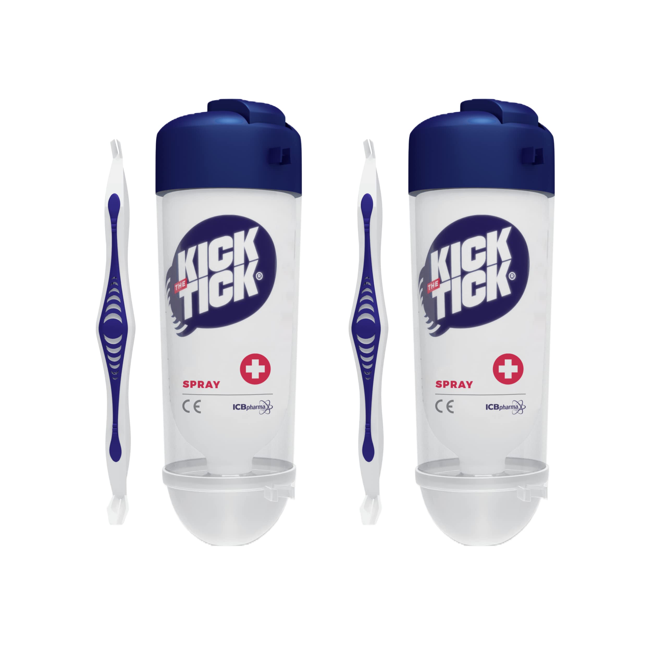 Novokill Kick The Tick Set 2X | Removedor con Spray Helado y Pinzas Profesionales | Elimina Garrapatas de Forma Fácil y Segura | 2X 9ml para Perros y Humanos