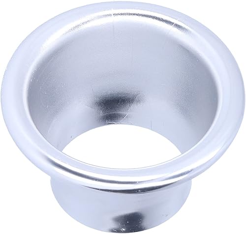 Adaptador de bocina turbo, 2.6 pulgadas CNC de aluminio de entrada de aire frío Turbo Horn Velocity Adaptador de pila de automóvil Parte de