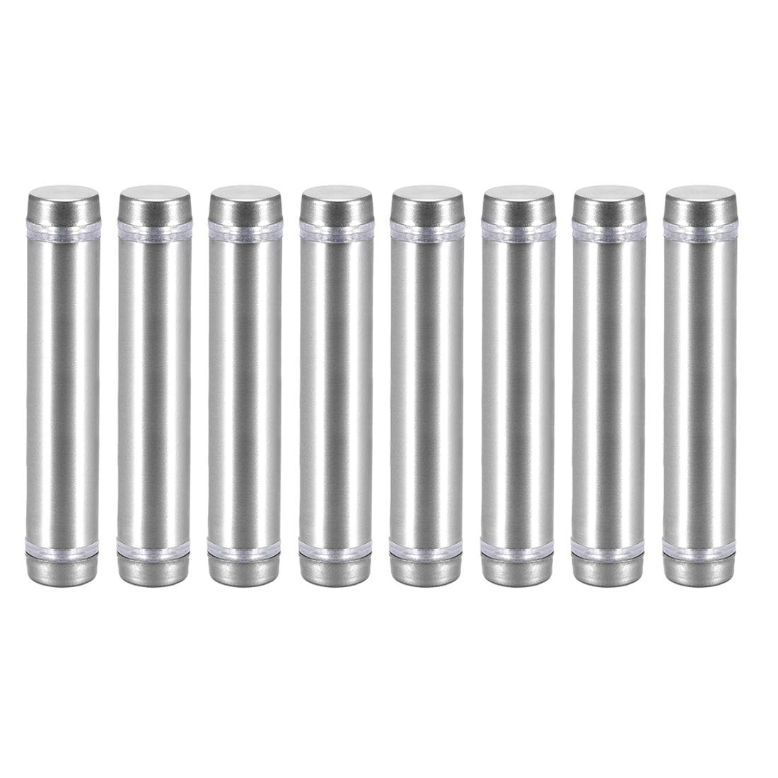 uxcell Glass Standoff Double Head Stainless Steel Standoff Holder 12mm X 64mm 8 Pcs-image-44