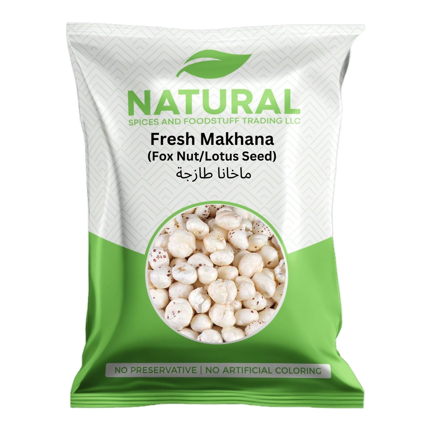 Natural Fresh Makhana, 100g (Foxnut/Lotus Seed)