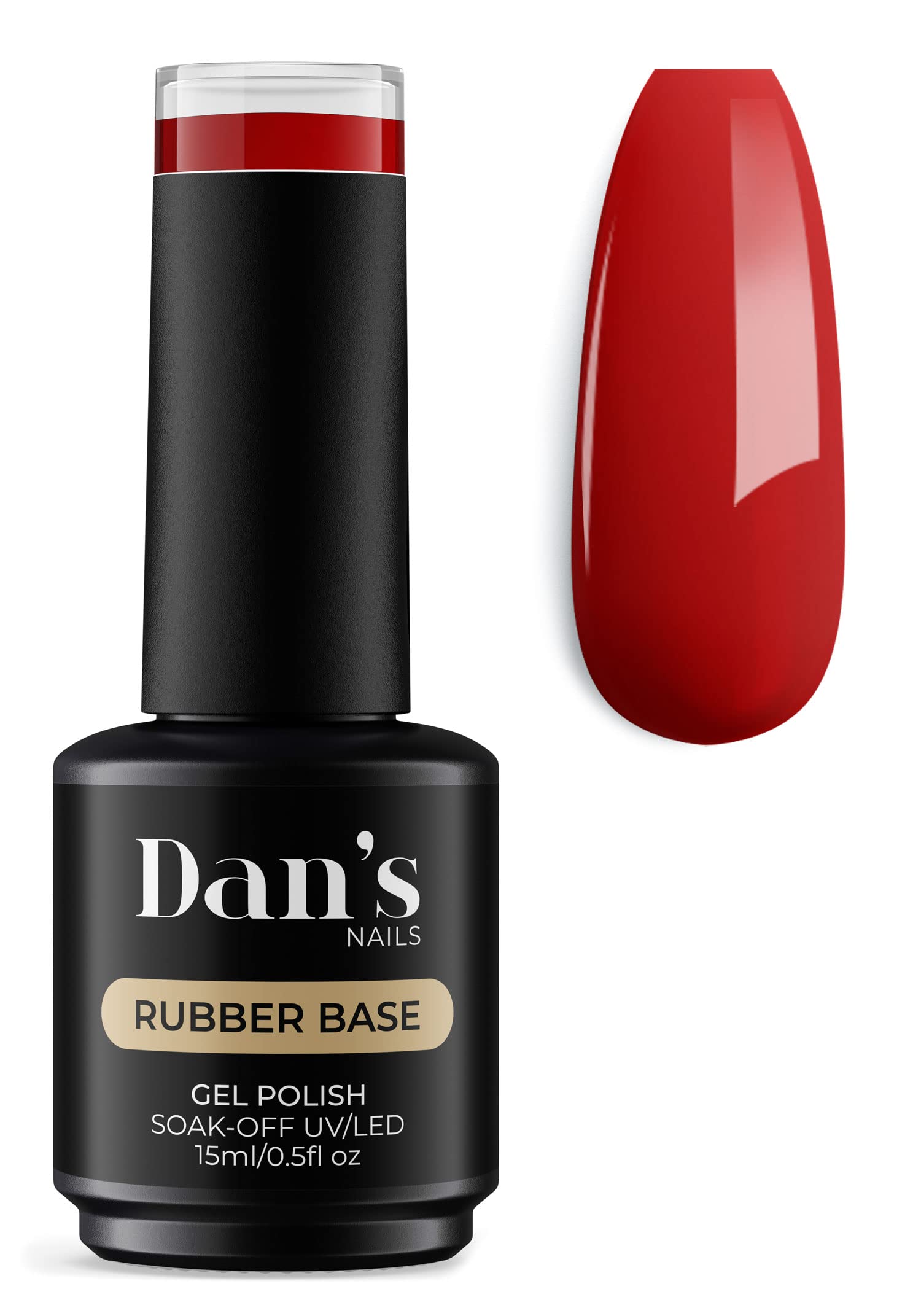 Dan's Chilli Red Rubber Base Gel Coat Set | Soak off UV/LED Lamp For Professional Nail Technician