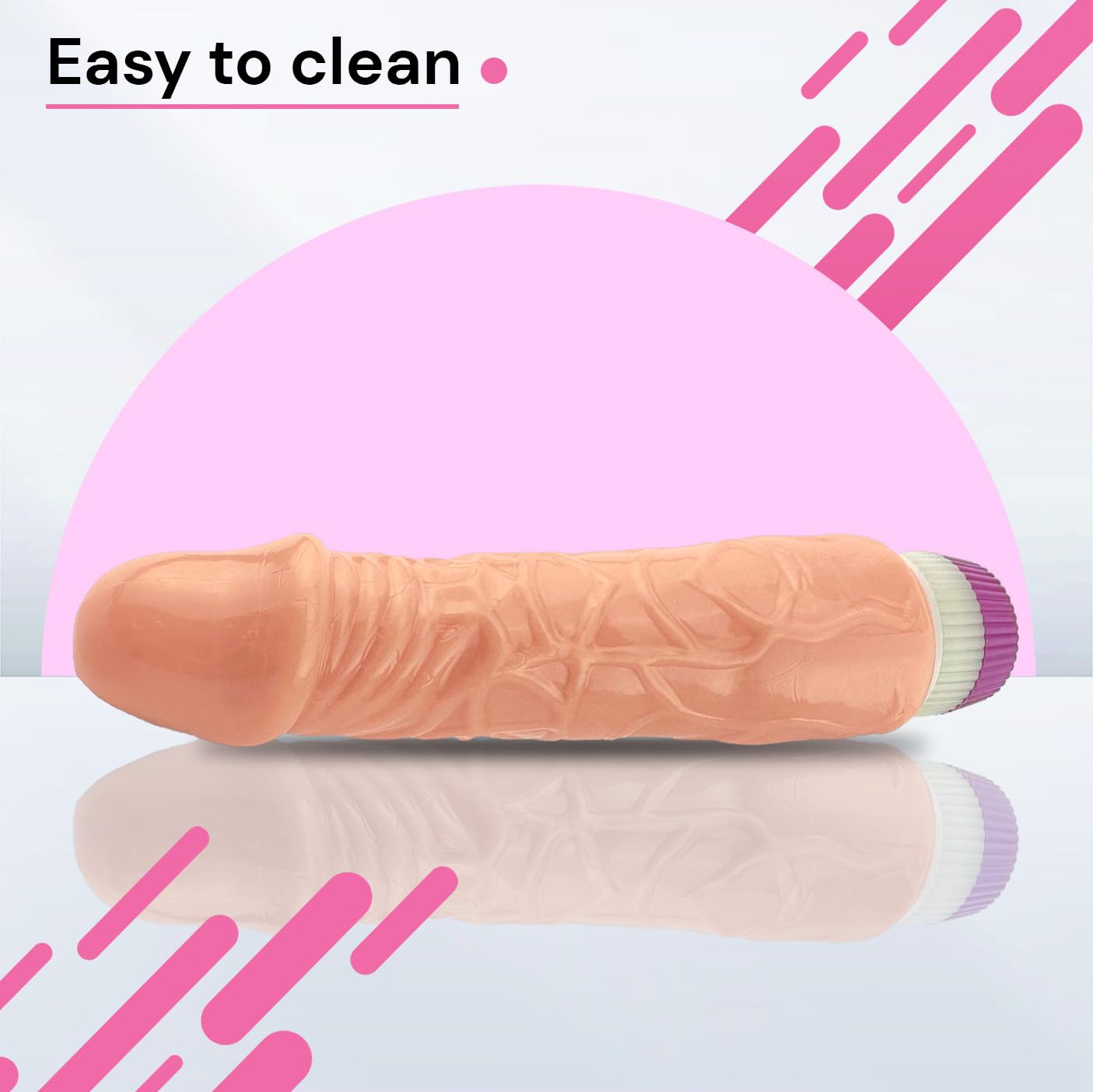 Vibratore Donna dildo realistico Realistico pene da 19cm Sex Toys Impermeabili vibratore TPR con Regolazione delle Vibrazioni vibratoreper donna wireless ⌀4.3cm Vibratoreper Donna sex toy FOPS D10-2