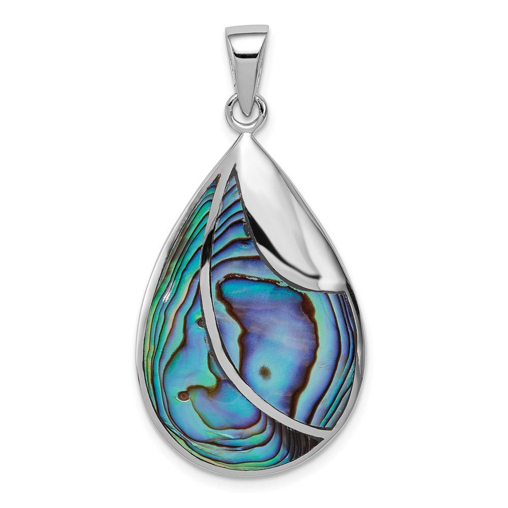 925 Sterling Silver  Abalone  Pendant Charm  Necklace  Natural Shell Stone Fine Jewelry For Women Gifts For Her