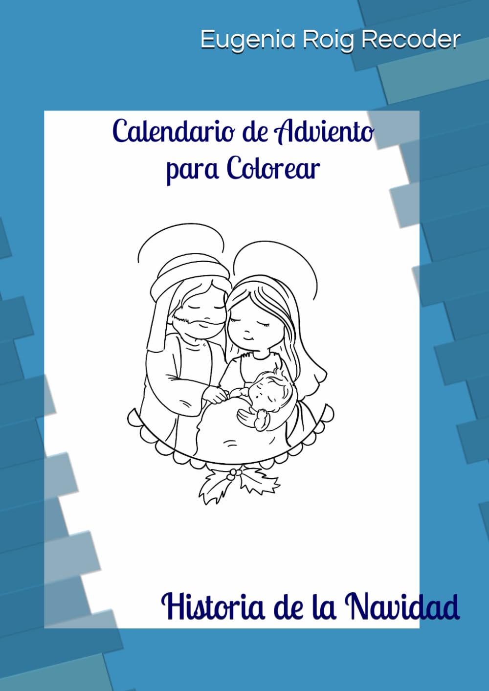 Calendario de Adviento para Colorear: Historia de la Navidad