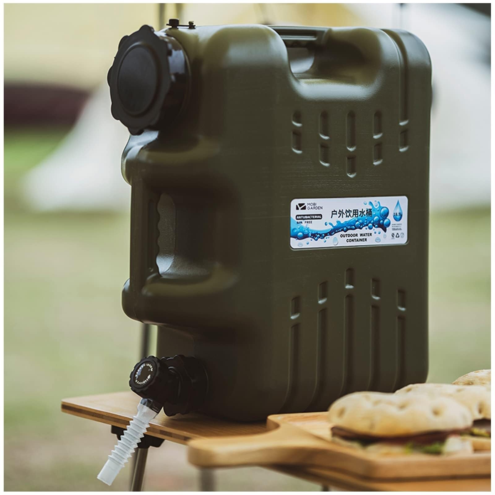 Contenitori d'acqua Serbatoio Stoccaggio Dell'acqua Serbatoio Dell'acqua Campeggio Viaggi All'aperto,Stoccaggio Dell'acqua Grande Capacità Auto Domestiche 10,5/18,5 Litri, Secchio Portatile Cam