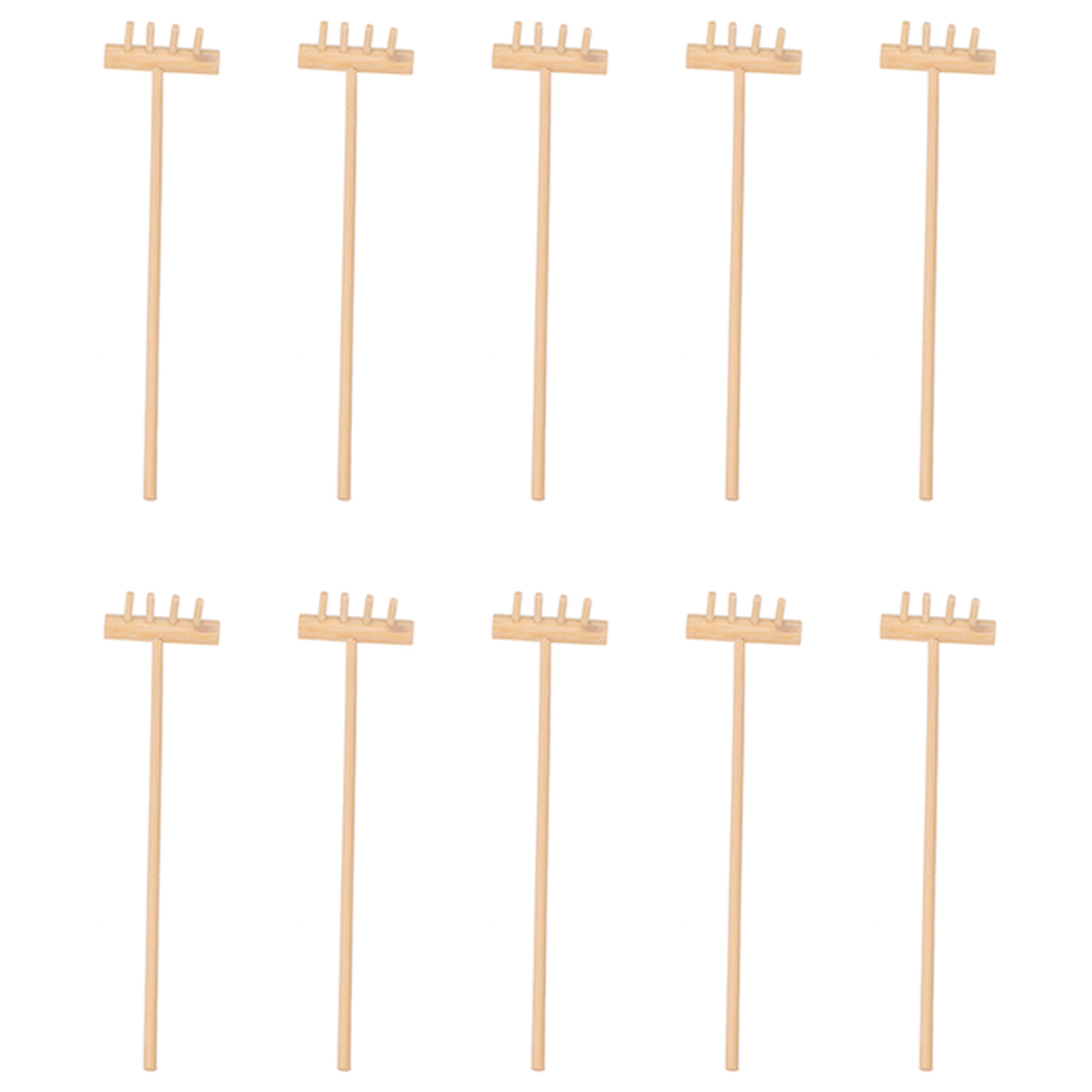 Juego Mini Rastrillos Zen para Jardín DOITOOL 10 Piezas miniatura 7