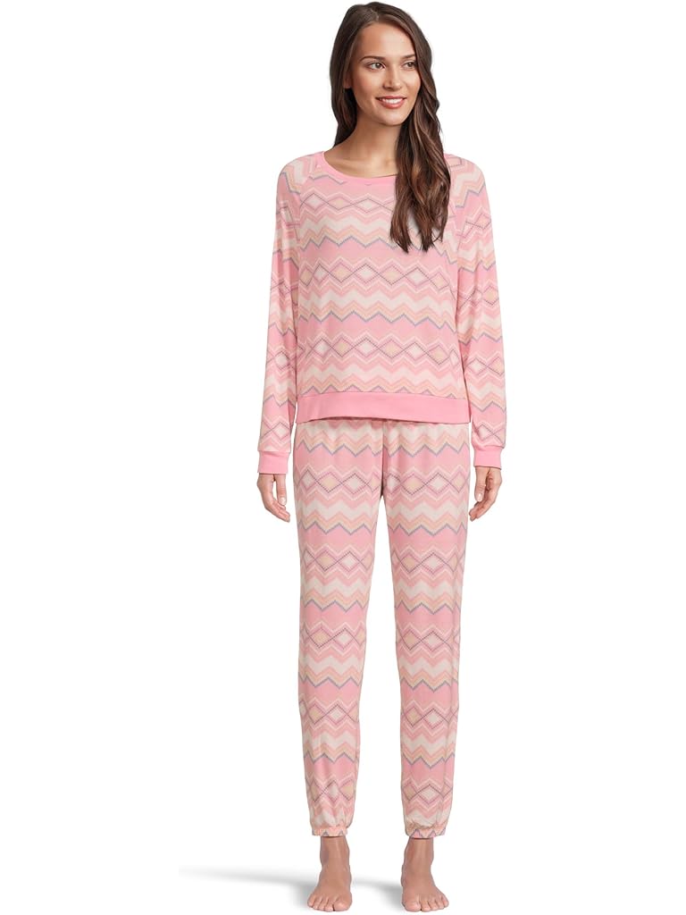 Pink HONEYDEW Star Seeker Brushed Jersey Lounge Set