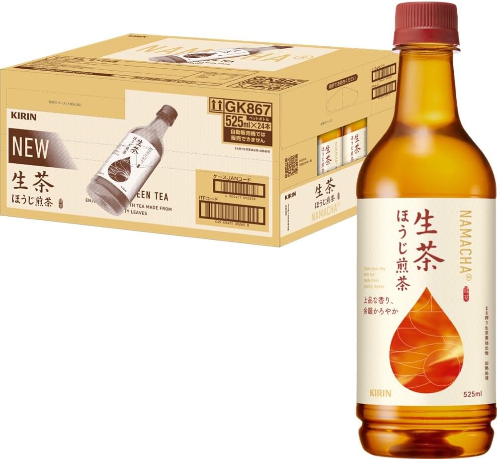 -12%【1,758円 (73円/本)】[PR]キリン 生茶 ほうじ煎茶 525ml 24本