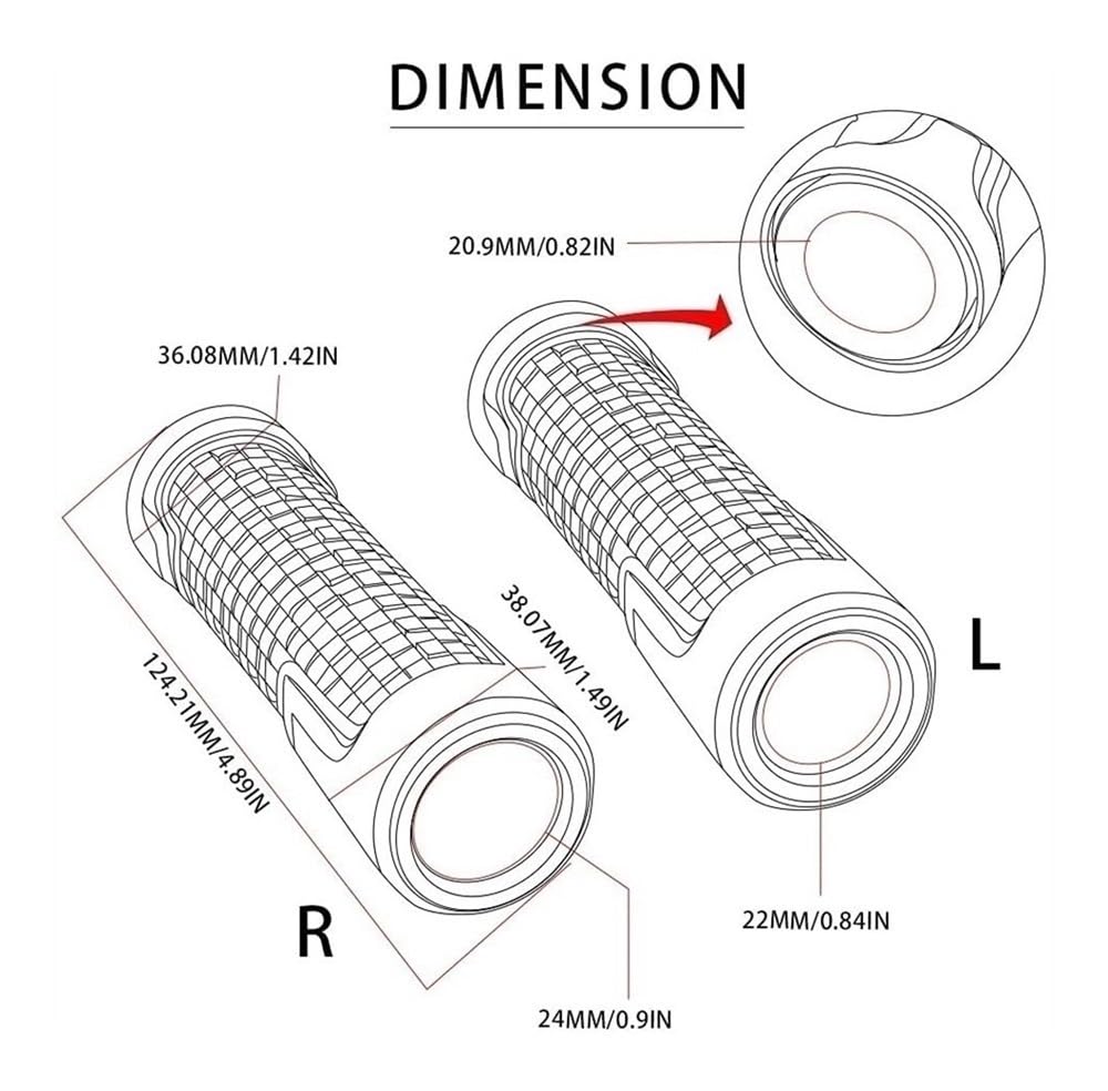 Amazon.co.jp: バイク グリップ に適用するZX-25R ZX25R ZX 25R