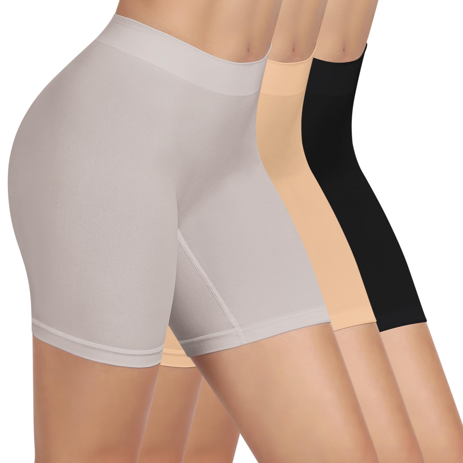 SIHOHAN Radlerhose Damen kurz, Unterhosen mit Bein Boxershorts Damen Kurze Leggings Shorts, Unterziehhose Hose unter Kleid Radler Unterwäsche, hohe Taille und Bequem