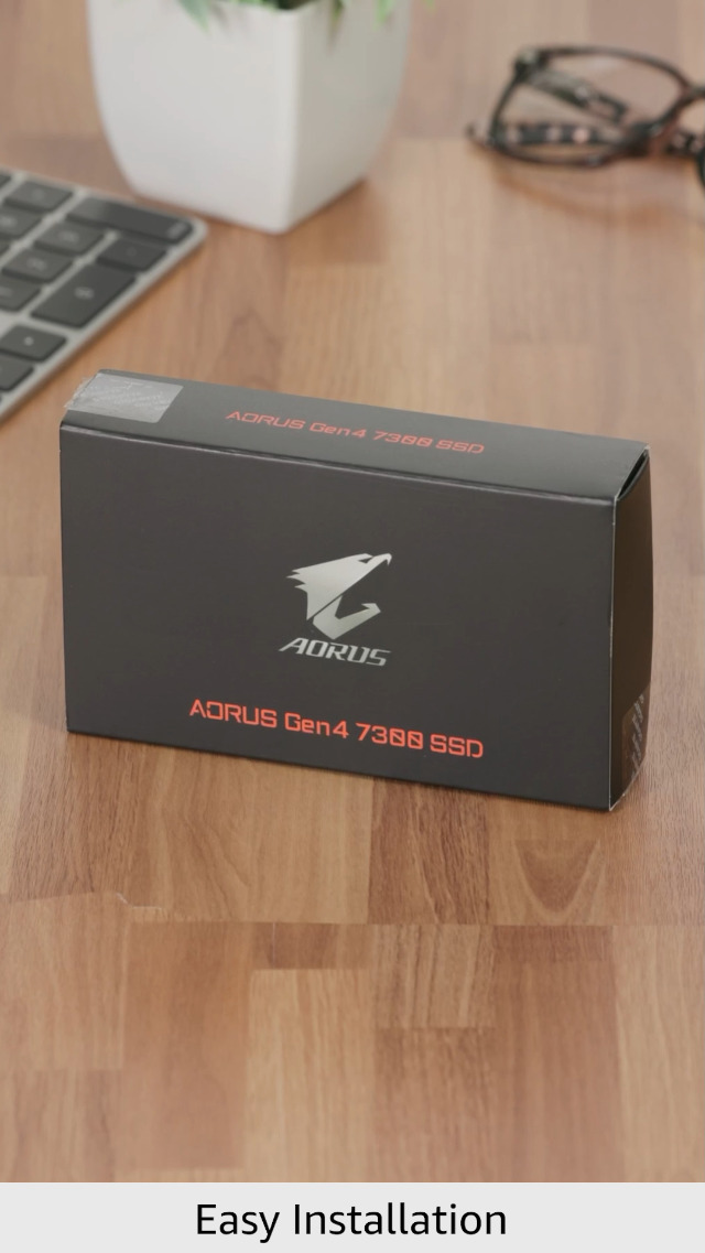 Amazon.com: GIGABYTE AORUS Gen4 7300 SSD 2TB PCIe 4.0 NVMe M.2