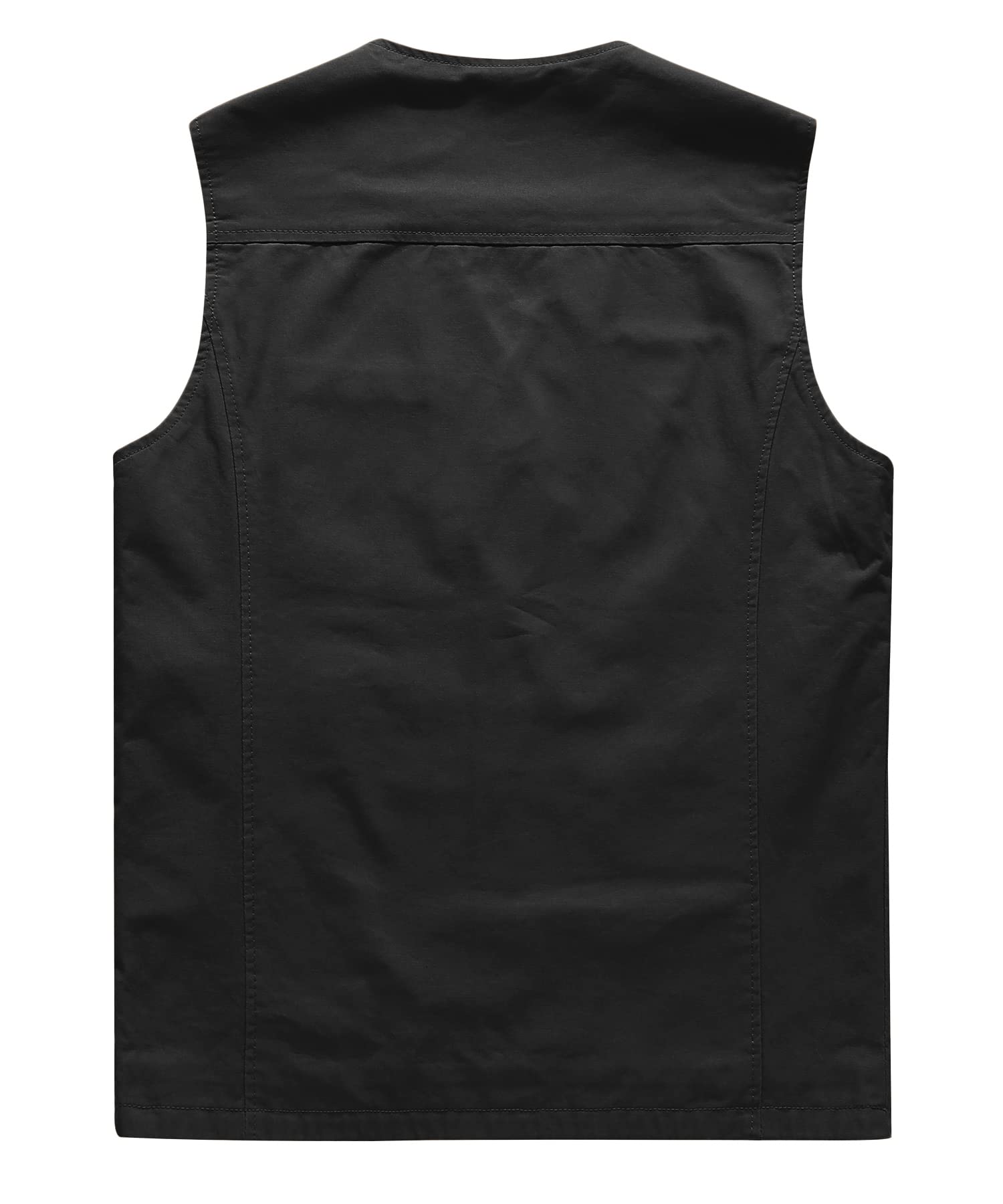 Gilet de Pêche pour Homme Gilet Photographe Veste de Chasse sans Manche Gilet de Plein Air Veste de Sport Voyage