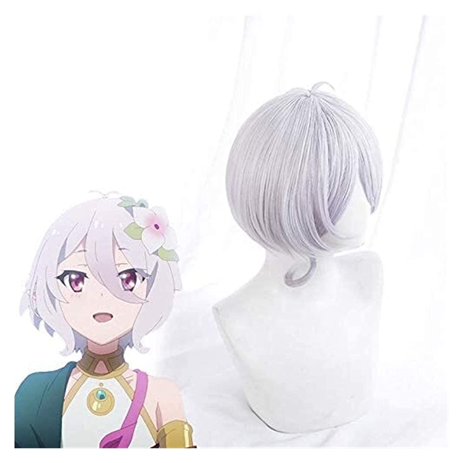 Anime Games Princess Connect Re:Dive Cosplay Kokkoro Party Adult Stage Performance Wig Props Game Character Cosplay Wigs