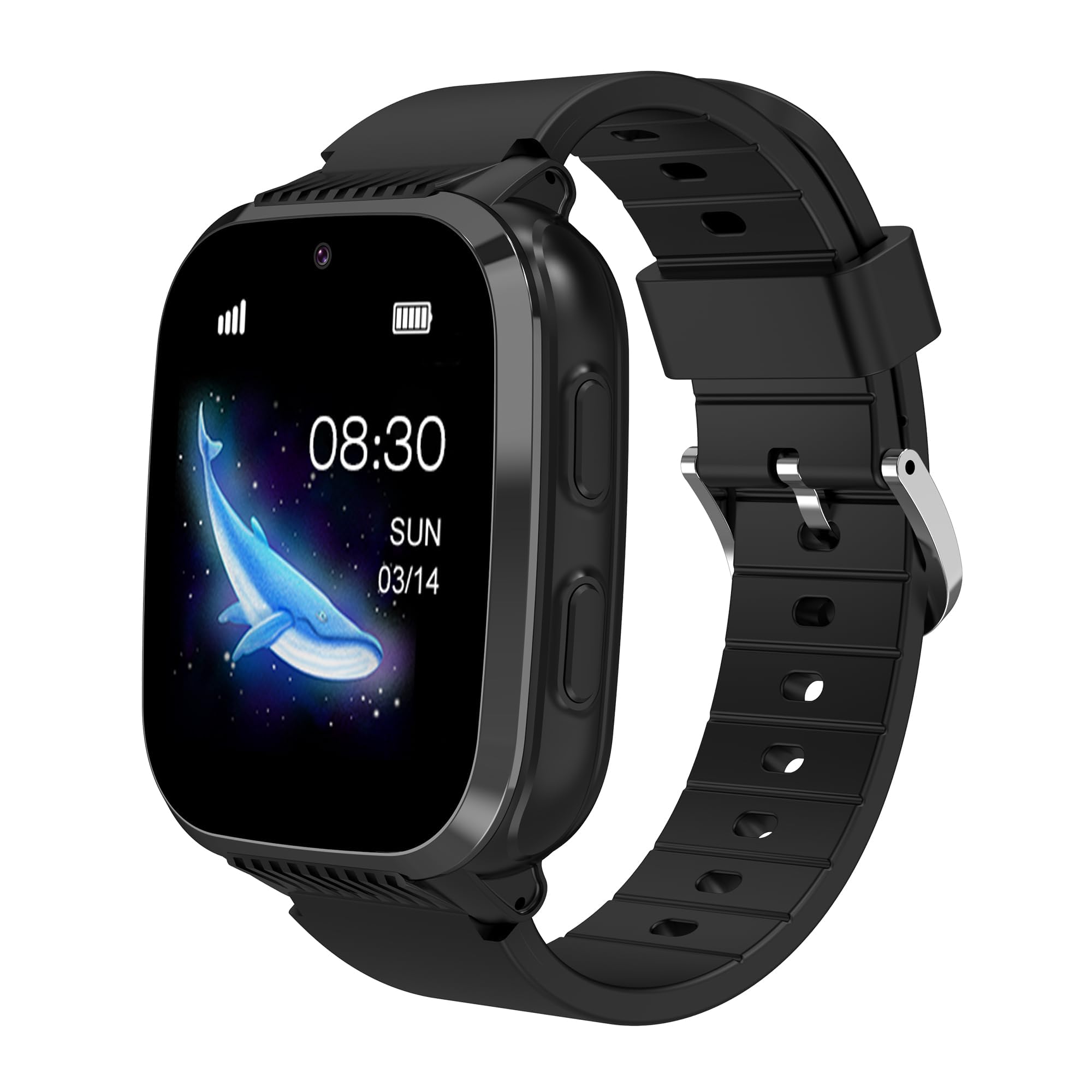 4G Kids Smart Watch Boys with GPS Tracker Kids Texting Cell Phone Watch Age 5-12 12 24 Hr