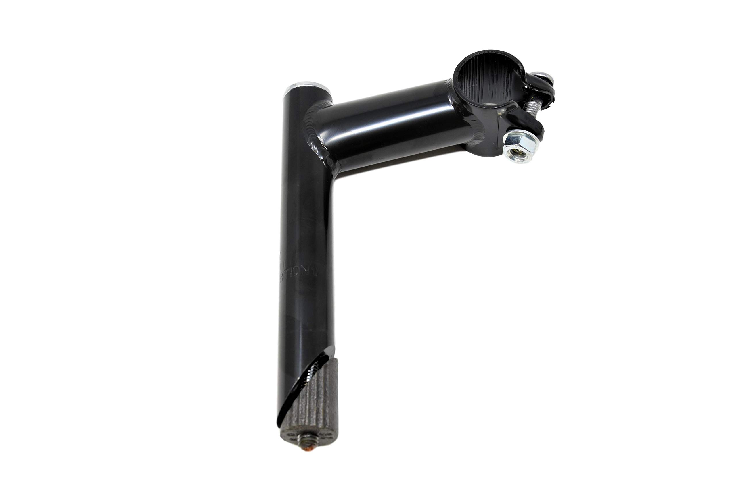 RALEIGH BIKE HANDLEBAR STEM, 22.2mm (made for 1” forks) 80mm REACH, SUITABLE FOR ADULT & CHILDRENS BIKES BLACK
